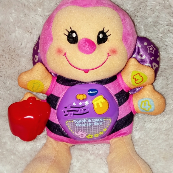 VTech Touch and Learn Musical Bee Plush  Baby Toy - Picture 1 of 3